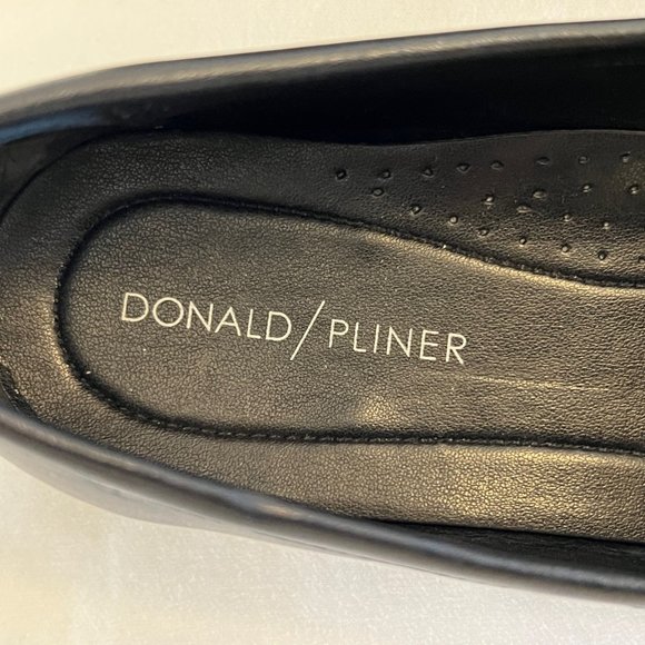 Donald J. Pliner Men\'s Black Leather Loafers, Size 9.5 main image 8